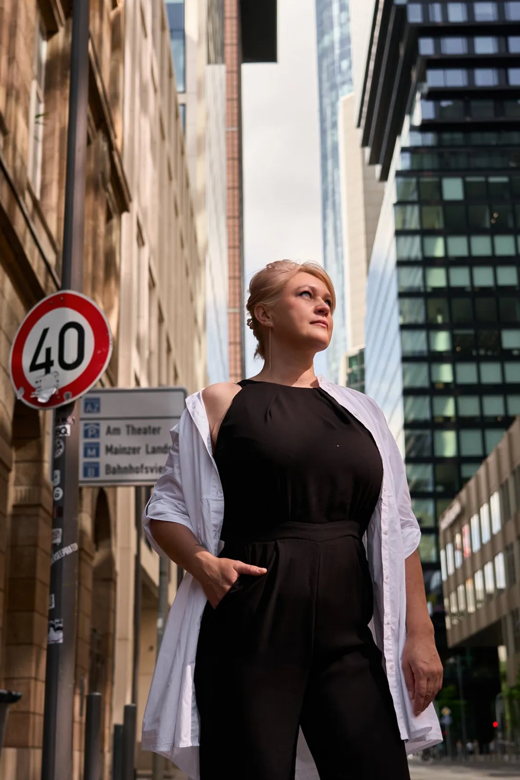 Personal-Branding-Portrait im Zentrum von Frankfurt am Main